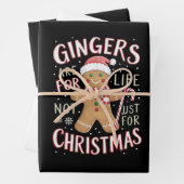 Ginger sind nicht nur für Weihnachtslustige fürs L Geschenkpapier Set (Beispiel)