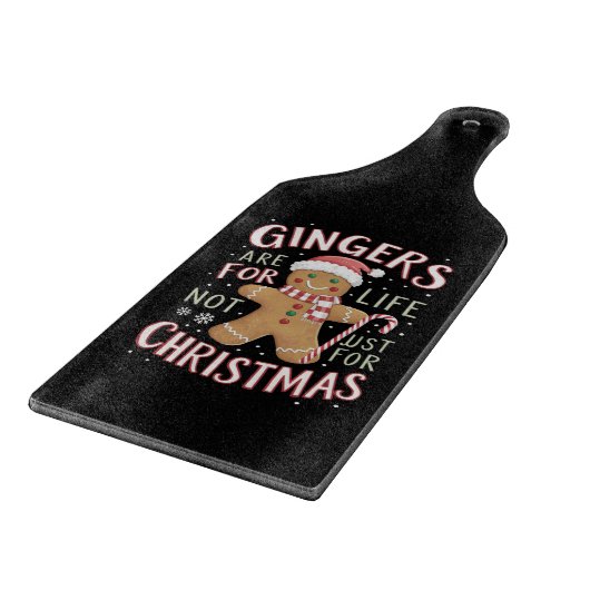 Ginger sind nicht nur für Weihnachtslustige fürs L Schneidebrett (Ecke)