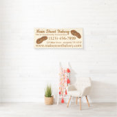 Ginger Snap Biscuit Bäckerei Business Banner (Insitu)