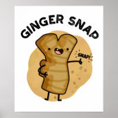 Ginger Snap Funny Food Herb Spice Pub Poster (Vorne)