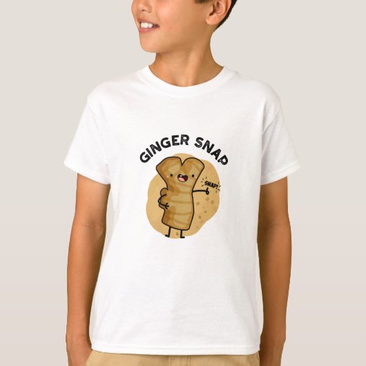 Ginger Snap Funny Food Herb Spice Pub T-Shirt (Vorderseite)