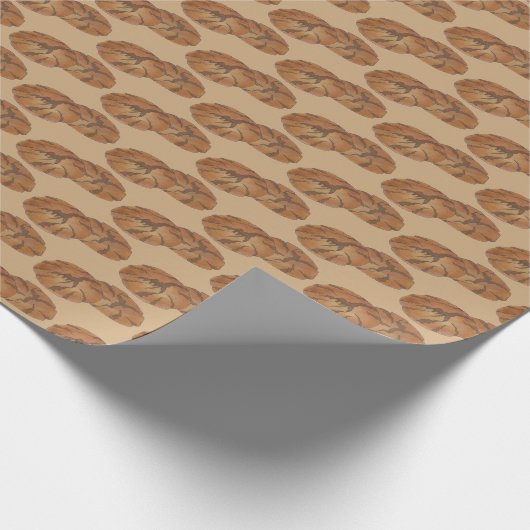 Ginger Snaps Gingernap Biscuit Ginger Nut Cookies Geschenkpapier (Ecke)