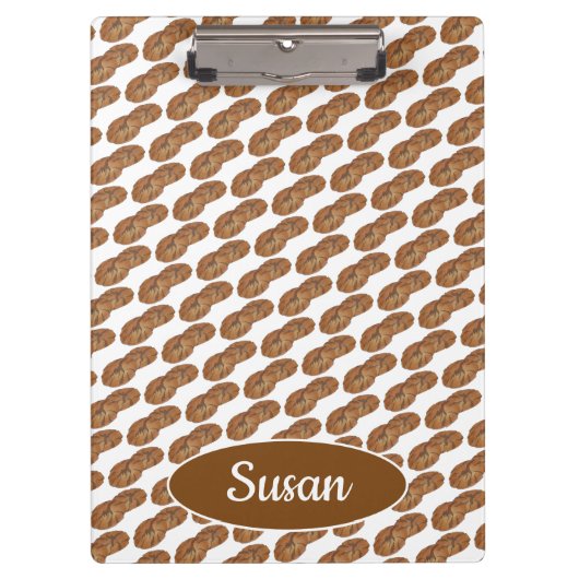 Ginger Snaps Gingernap Biscuit Ginger Nut Cookies Klemmbrett (Vorderseite)