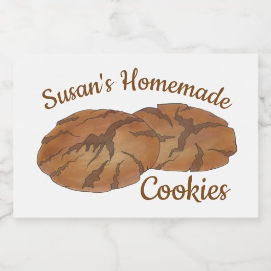 Ginger Snaps Gingernap Biscuit Ginger Nut Cookies Lebensmitteletikett (Einzelnes Label)