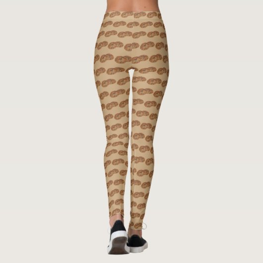 Ginger Snaps Gingernap Biscuit Ginger Nut Cookies Leggings (Rückseite)