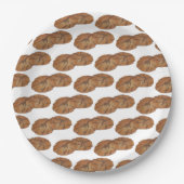 Ginger Snaps Gingernap Biscuit Ginger Nut Cookies Pappteller (Vorderseite)