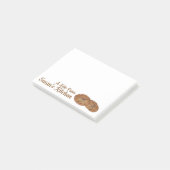 Ginger Snaps Gingernap Biscuit Ginger Nut Cookies Post-it Klebezettel (angewinkelt)