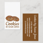 Ginger Snaps Gingernap Biscuit Ginger Nut Cookies Visitenkarte (Vorne/Hinten)