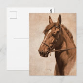 Ginger Sorrel Horse Black Beauty book Kemp-Welch Postkarte (Vorne/Hinten)