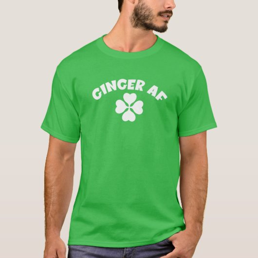 Ginger St Patricks Day Funny Redhead Irish Womens T-Shirt (Vorderseite)