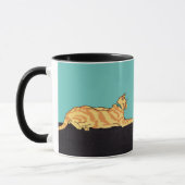 Ginger Striped Cat Tasse (Links)