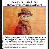 Ginger Tabby Cat, Extra Background DV7R Decoupage Seidenpapier