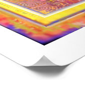 "Ginger Tabby Cat Playing" Poster (Ecke)