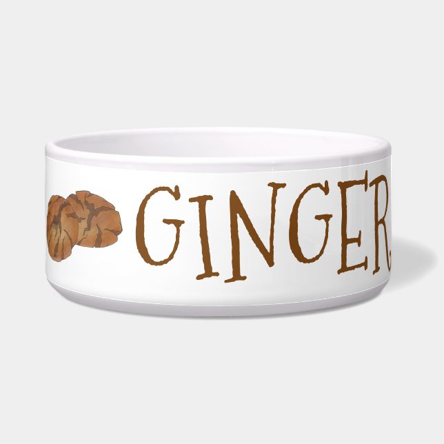 Ginger the Dog Gingernap Nut Biscuit Cookie Napf (Links)