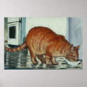 Ginger Tom Cat - Print oder Poster (Vorne)