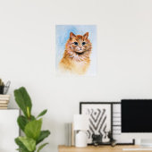 Ginger Tom, Louis Wain Poster (Heimbüro)