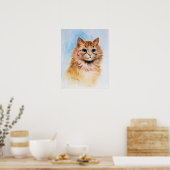 Ginger Tom, Louis Wain Poster (Küche)