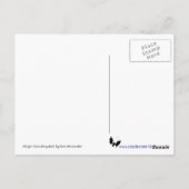 Ginger Toon Kitty Boo! Postkarte (Rückseite)