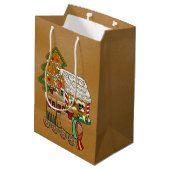 Ginger Town Mittlere Geschenktüte (Rückseite Schrägansicht)