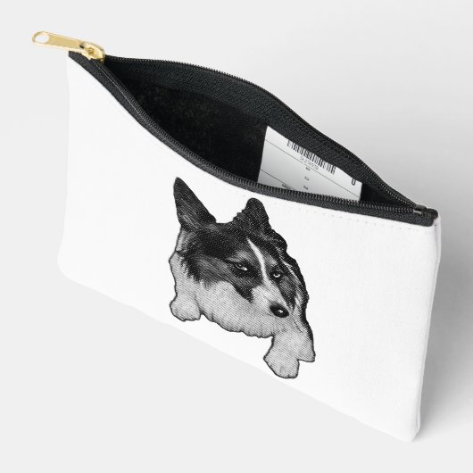 Ginger-Twirl Zip Pouch Zubehörtasche (Offen)