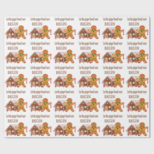 Ginger Wars Geschenkpapier (Flach)