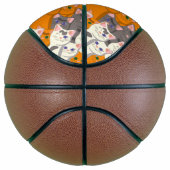 Ginger Weiße Katze Diagonalmuster Basketball (Rechts)