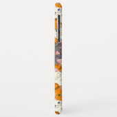 Ginger Weiße Katze Diagonalmuster Case-Mate iPhone Hülle (Hinten/Links)