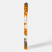 Ginger Weiße Katze Diagonalmuster Case-Mate iPhone Hülle (Rückseite / Rechts)