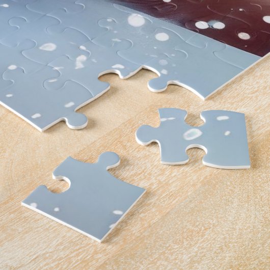 Ginger Winter Cat Puzzle (Seite)