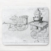 Gingerbeer und heißer Ältest-Wein klemmt herein Mousepad (Vorne)