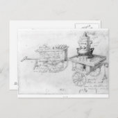 Gingerbeer- und Hot-Elder-Weinställe Postkarte (Vorne/Hinten)