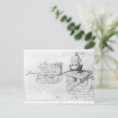 Gingerbeer- und Hot-Elder-Weinställe Postkarte (Stehend Vorderseite)