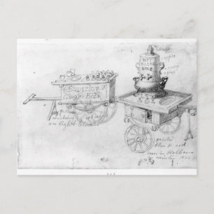 Gingerbeer- und Hot-Elder-Weinställe Postkarte