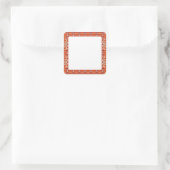 GINGERBREAD 1,5" Square Matt Stickers (Tasche)