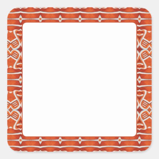 GINGERBREAD 1,5" Square Matt Stickers (Vorderseite)