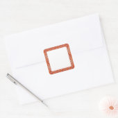 GINGERBREAD 1,5" Square Matt Stickers (Umschlag)