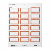 GINGERBREAD 2.375"x.1.25"-Etiketten Adressaufkleber (Vorne)