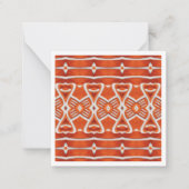 GINGERBREAD 2,5" Square Flat Card Mitteilungskarte (Vorderseite)