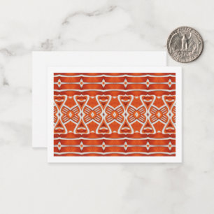 GINGERBREAD 3.5x2.5 Flachkarte / Horizontal Mitteilungskarte