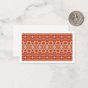 GINGERBREAD 3.5x2 Flachkarte / Horizontal Mitteilungskarte