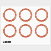 GINGERBREAD 3" Runde Matte Stickers (Blatt)