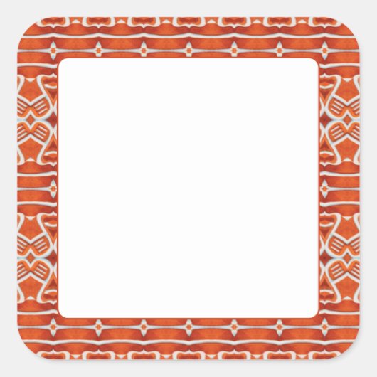 GINGERBREAD 3" Square Matte Stickers (Vorderseite)