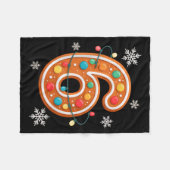 Gingerbread 6 7 Meme Christmas Matching Couple Boy Fleecedecke (Vorderseite (Horizontal))