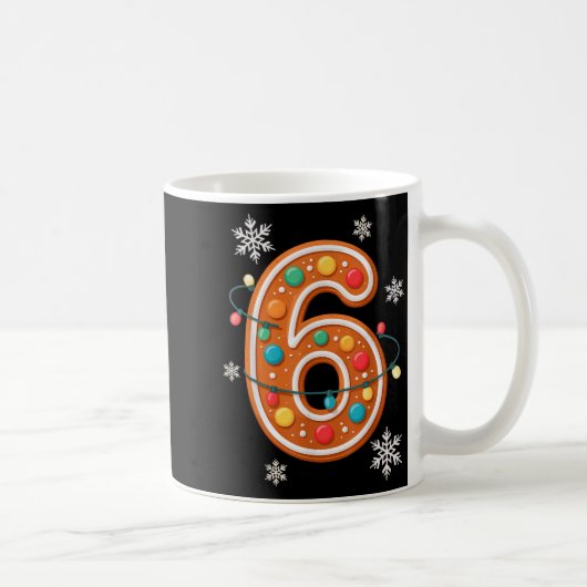 Gingerbread 6 7 Meme Christmas Matching Couple Boy Kaffeetasse (Rechts)