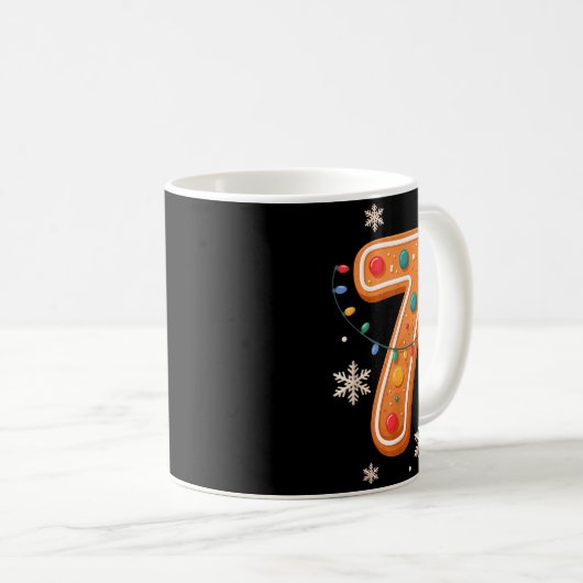 Gingerbread 6 7 Meme Christmas Matching Couple Boy Kaffeetasse (VorderseiteRechts)
