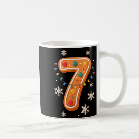 Gingerbread 6 7 Meme Christmas Matching Couple Boy Kaffeetasse (Rechts)