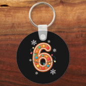 Gingerbread 6 7 Meme Christmas Matching Couple Boy Schlüsselanhänger (Vorderseite)