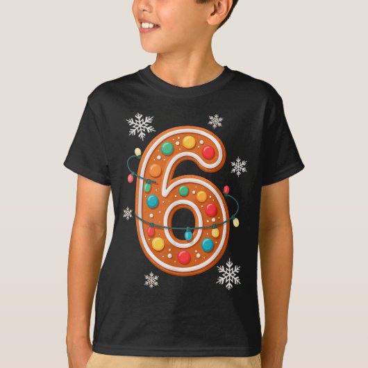 Gingerbread 6 7 Meme Christmas Matching Couple Boy T-Shirt (Vorderseite)