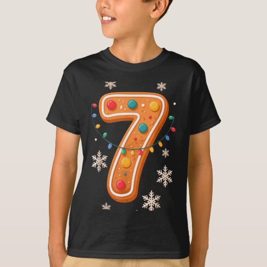 Gingerbread 6 7 Meme Christmas Matching Couple Boy T-Shirt (Vorderseite)