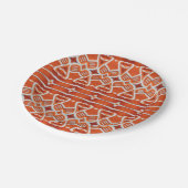 GINGERBREAD 7" Round Paper Teller (Schrägansicht)